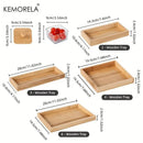 GobekUsa Bamboo Wood Lid Glass Snack Storage Jar | Stylish Container for Snacks and Dried Fruits