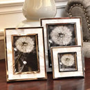 GobekUsa Golden Alloy Shell Photo Frame - Family Portrait Nightstand Desk Decoration