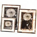 GobekUsa Golden Alloy Shell Photo Frame - Family Portrait Nightstand Desk Decoration