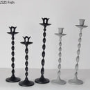 GobekUsa Golden Candlestick Holder Desk Ornament Home Aroma Container