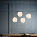 GobekUsa Glass Ball Pendant Lights - Nordic Minimalist Chandelier for Living Room & Bedroom