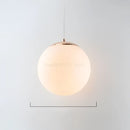 GobekUsa Glass Ball Pendant Lights - Nordic Minimalist Chandelier for Living Room & Bedroom