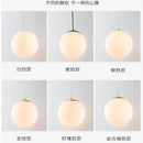 GobekUsa Glass Ball Pendant Lights - Nordic Minimalist Chandelier for Living Room & Bedroom