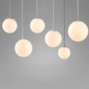 GobekUsa Glass Ball Pendant Lights - Nordic Minimalist Chandelier for Living Room & Bedroom