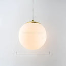 GobekUsa Glass Ball Pendant Lights - Nordic Minimalist Chandelier for Living Room & Bedroom