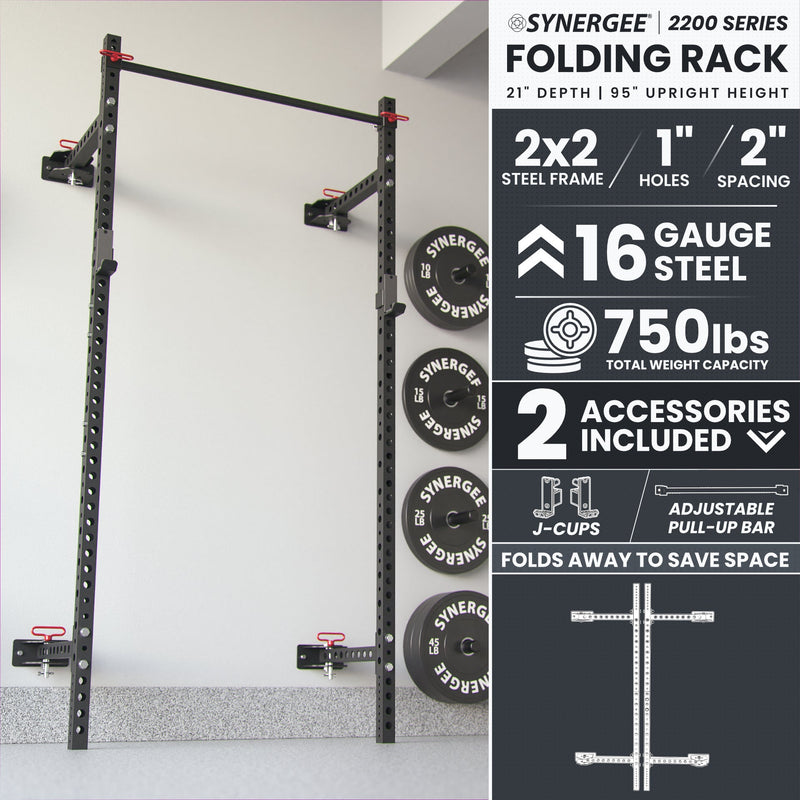 Synergee 2200 Series Folding Squat Rack
