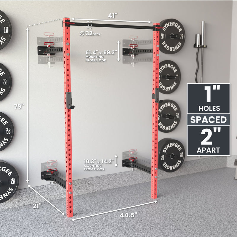 Synergee 2200 Series Folding Squat Rack