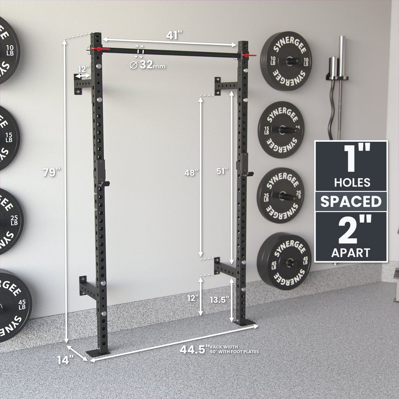 Synergee 2200 Series Wall Mounted Squat Rack