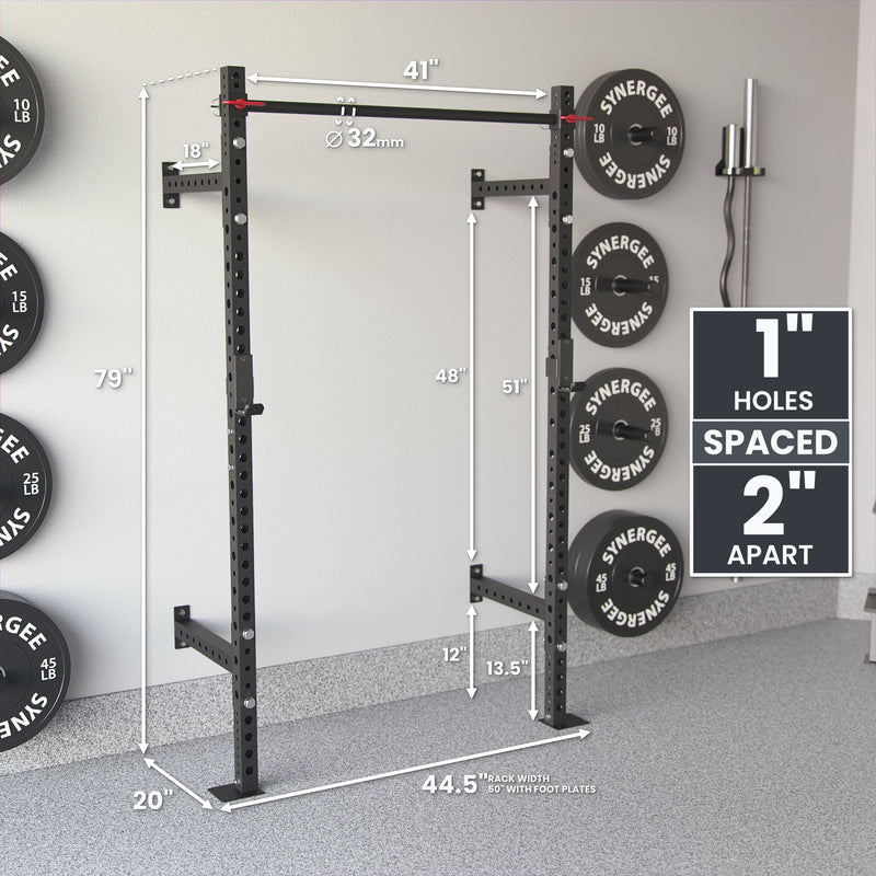Synergee 2200 Series Wall Mounted Squat Rack