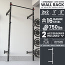 Synergee 2200 Series Wall Mounted Squat Rack