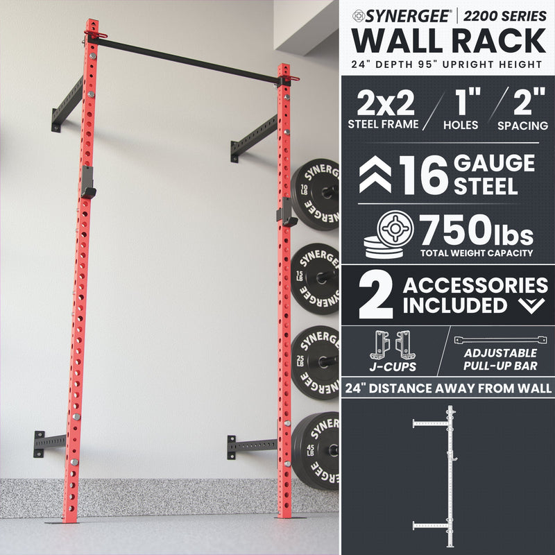 Synergee 2200 Series Wall Mounted Squat Rack