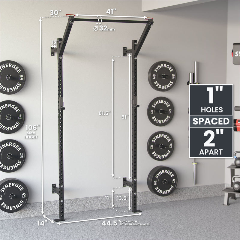 Synergee 2200 Series Wall Mounted Squat Rack