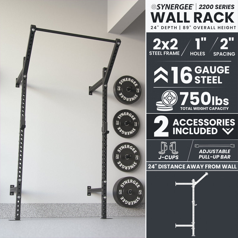 Synergee 2200 Series Wall Mounted Squat Rack