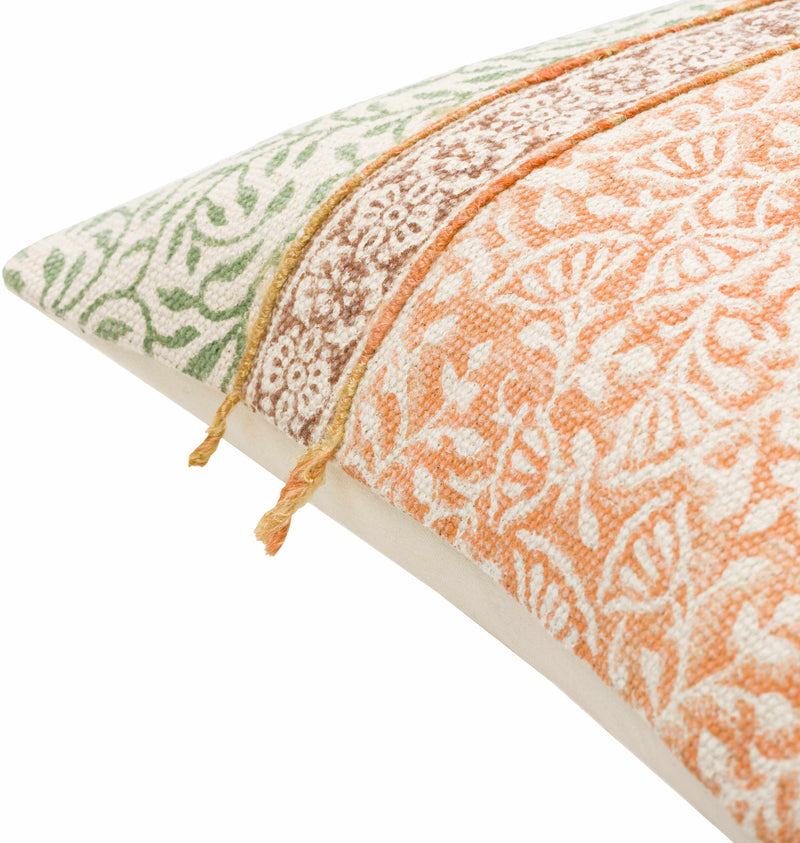 Sofia Bright Orange Pillow Cover