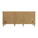 James Martin Lorelai 72" Double Bathroom Vanity, Light Natural Oak