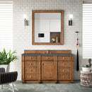James Martin Bristol 60" Single Bathroom Vanity, Saddle Brown