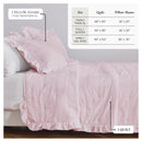 Dot Stitched Ruffled Quilt Set - Dot-Ruffled Collection by Great Bay Home