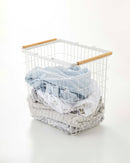 Wire Basket - Two Sizes - Steel + Wood
