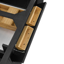 James Martin Myrrin 60" Double Bathroom Vanity, Carbon Oak