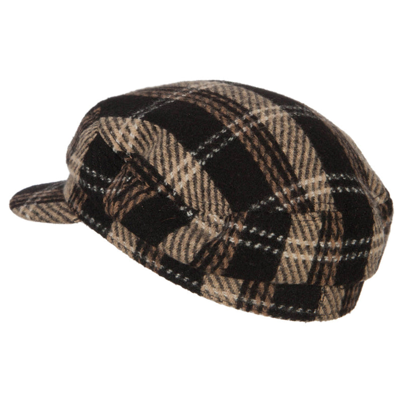 Stripe Herringbone Greek Captain Cap