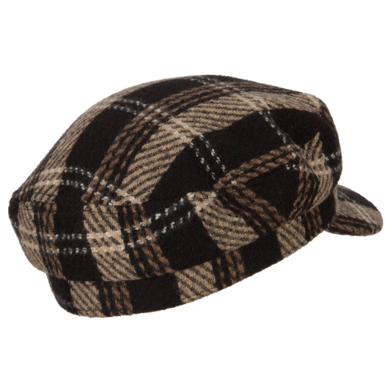 Stripe Herringbone Greek Captain Cap