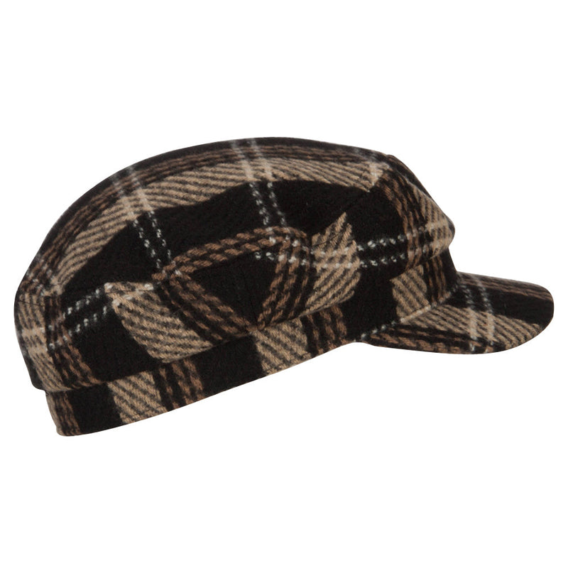 Stripe Herringbone Greek Captain Cap