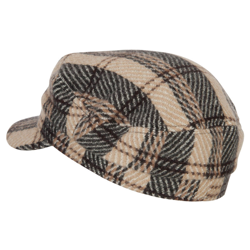 Stripe Herringbone Greek Captain Cap