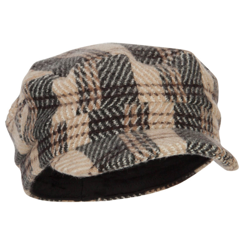 Stripe Herringbone Greek Captain Cap
