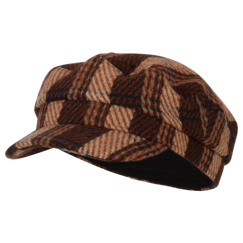 Stripe Herringbone Greek Captain Cap