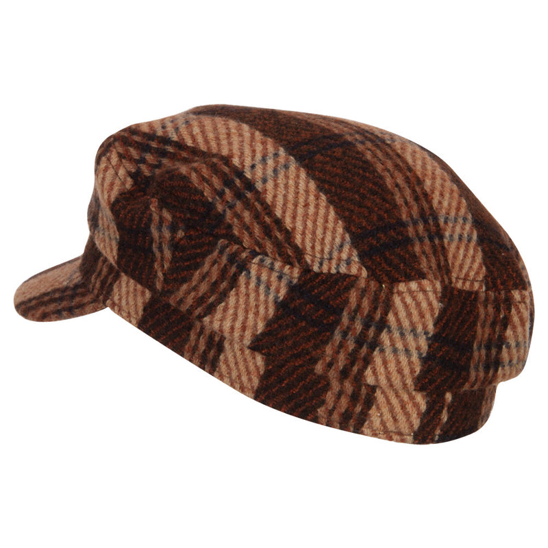Stripe Herringbone Greek Captain Cap