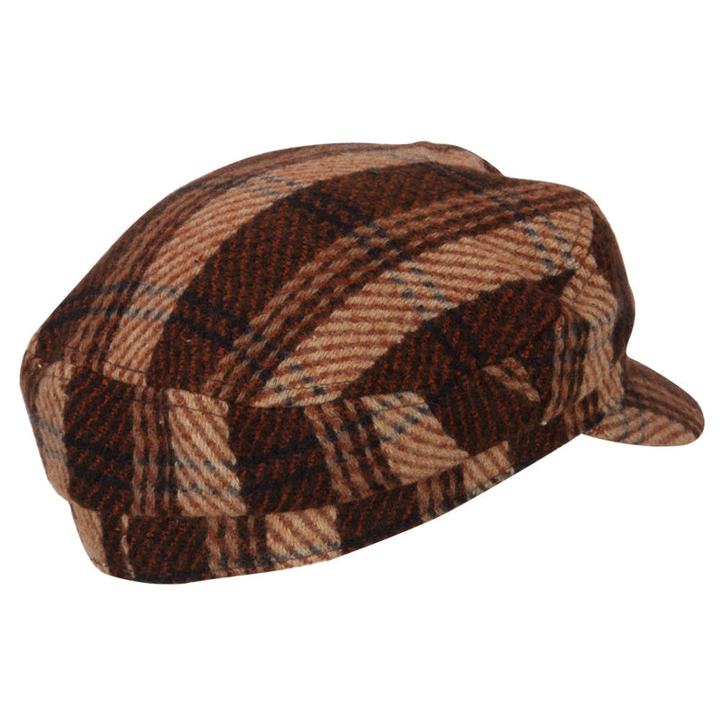 Stripe Herringbone Greek Captain Cap