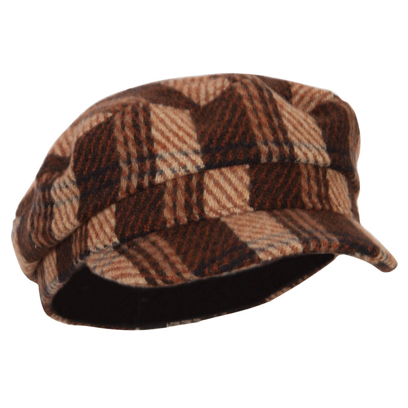 Stripe Herringbone Greek Captain Cap