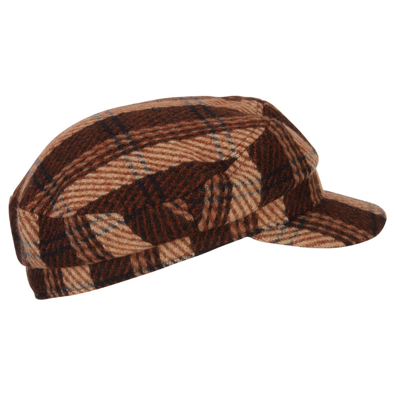 Stripe Herringbone Greek Captain Cap
