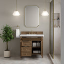 James Martin Brittany 36" Single Bathroom Vanity, Pecan
