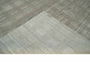 Wool Area Rug Handwoven Flatwoven Shaded Beige Camel and Brown Scandinavian Design 8x10