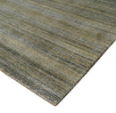 Shaded Beige Bamboo Silk Area Rug 5x7 - Scandinavian Flatwoven