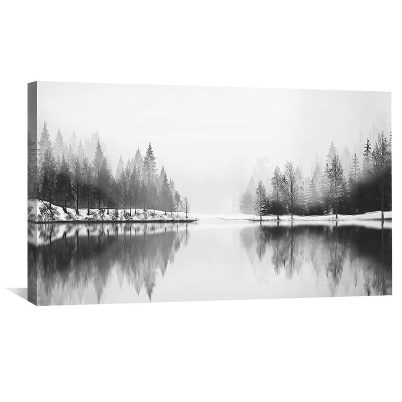 Shaded Lake Canvas