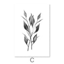Shaded Leaves Canvas