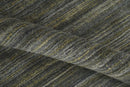 Shaded Olive and Gray Scandinavian 5x7 Blended bamboo Silk Flatwoven Area Rug | HL43