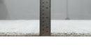 Silver Gray Blended Bamboo Silk Flatwoven Area Rug 5x7 - Scandinavian
