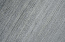 Shaded Silver Gray Scandinavian 5x7 Blended Bamboo Silk Flatwoven Area Rug, Dinning, Kids Rug | HL31