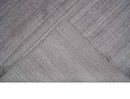 Shaded Solid Lavender purple Scandinavian 5x7 Blended bamboo Silk Flatwoven Area Rug | HL40