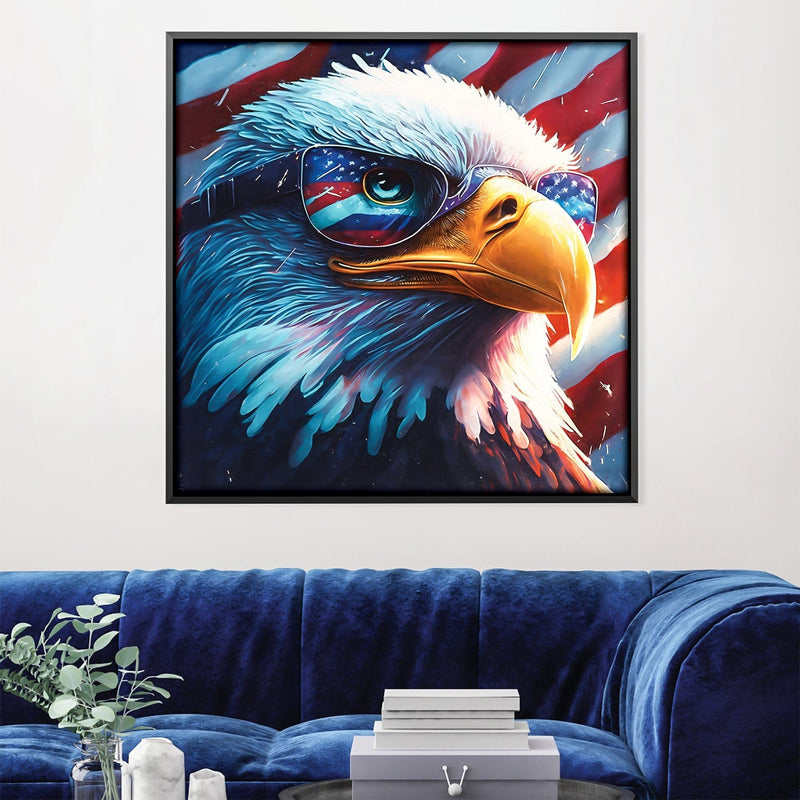 Shades on the Eagle Canvas