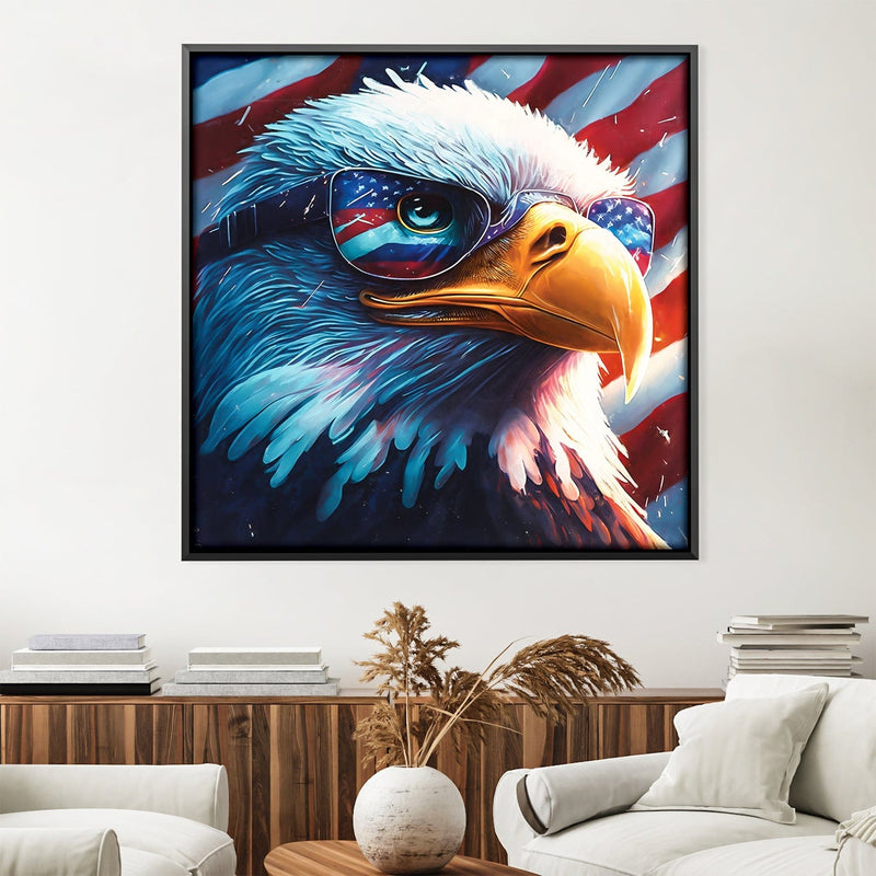 Shades on the Eagle Canvas