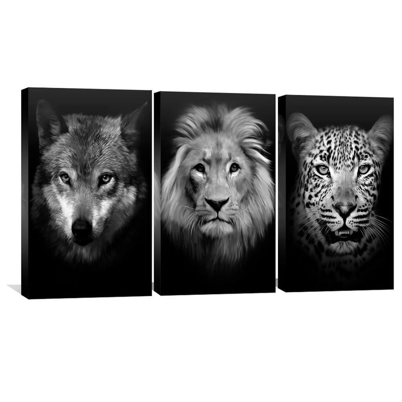 Shadow Animals Canvas