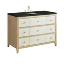 James Martin Celeste 48" Single Bathroom Vanity, Sunwashed Oak with Embossed Shagreen Drawer Fronts