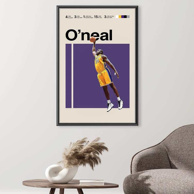 Shaq Stats Canvas