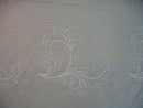 DaDa Bedding Jacquard Paisley Floral Leaves Flat Sheet & Pillow Cases Set - Twin 2-Pieces (FS8197)