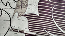 DaDa Bedding Jacquard Paisley Floral Leaves Flat Sheet & Pillow Cases Set - Twin 2-Pieces (FS8197)