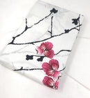 DaDa Bedding Floral Cherry Blossoms Red Purple Fitted Sheet & Pillow Cases Set (FTS8318)
